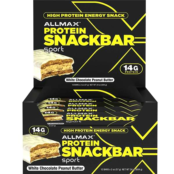 Allmax Nutrition Protein Snack Bar 12ct