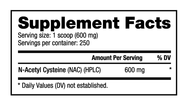 Nutrabio N-Acetyl Cysteine Powder (NAC) 150gm