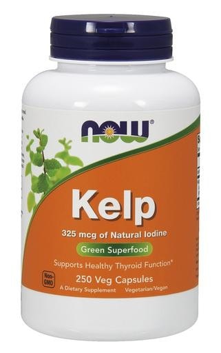 NOW Foods Kelp 325mcg 250 Veggie Caps - AdvantageSupplements.com