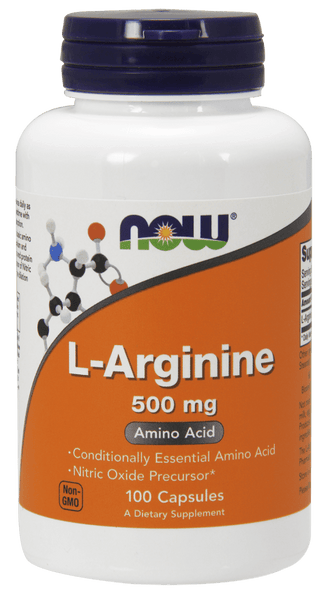 NOW Foods L-Arginine 500mg 250caps - AdvantageSupplements.com