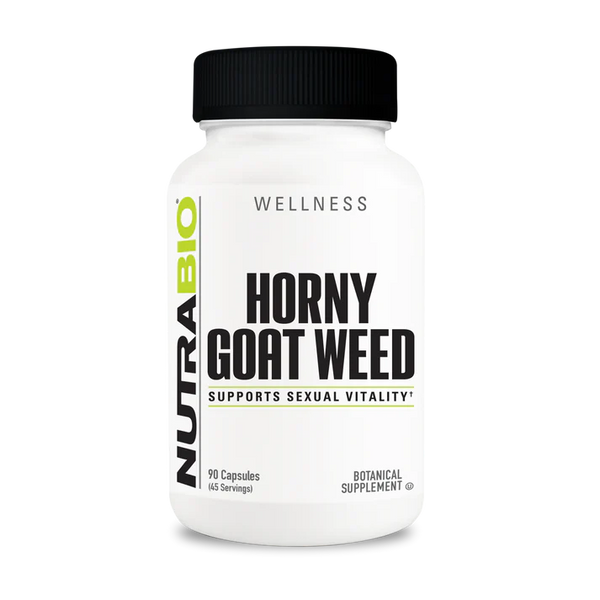 NutraBio Horny Goat Weed 90 Vegetable Caps