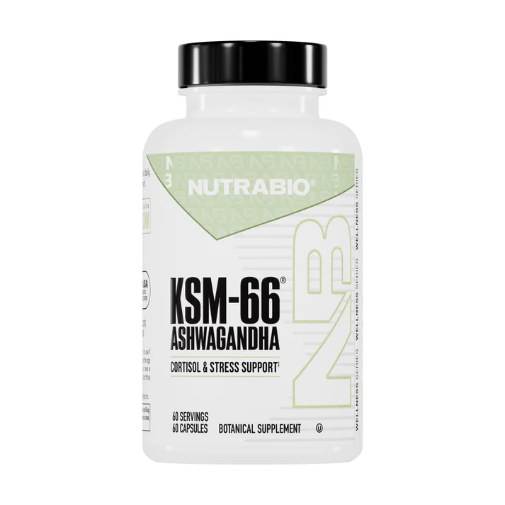 NutraBio Ashwagandha- 90/60 Caps