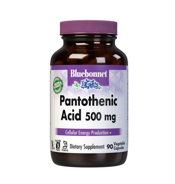 Bluebonnet Nutrition Pantothenic Acid 500mg (90 Capsules)