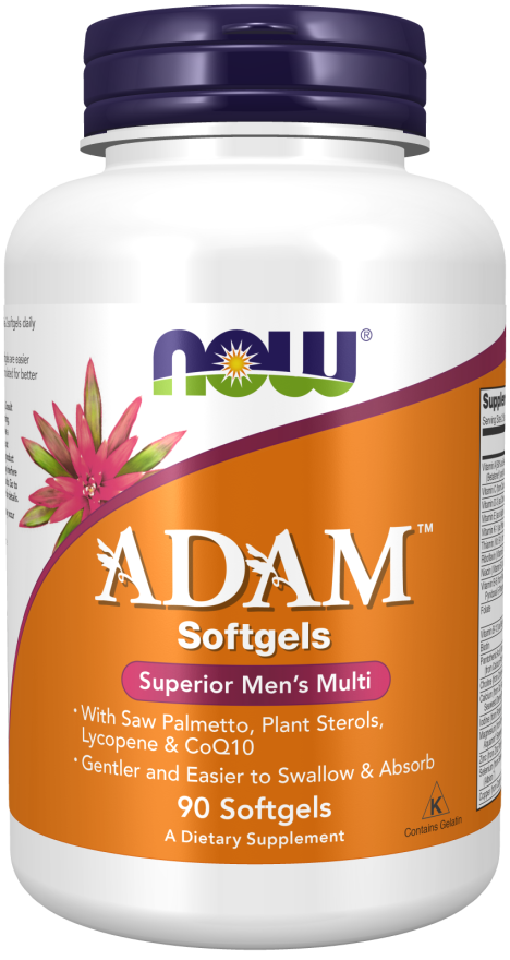 NOW Foods Adam Men's Multi Vitamin (90 Soft Gels)