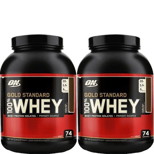 Optimum Nutrition Gold Standard 100% Whey 10 Pound Pack (2 x 5 lbs) - AdvantageSupplements.com