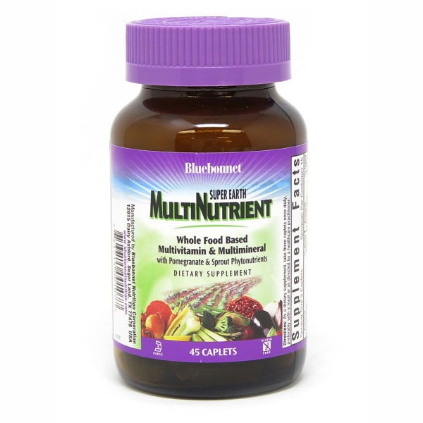 Bluebonnet Nutrition Super Earth Multinutrient (With Iron) 45 Caplets