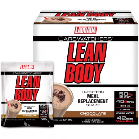 Labrada Nutrition Carb Watchers Lean Body (42 packets)