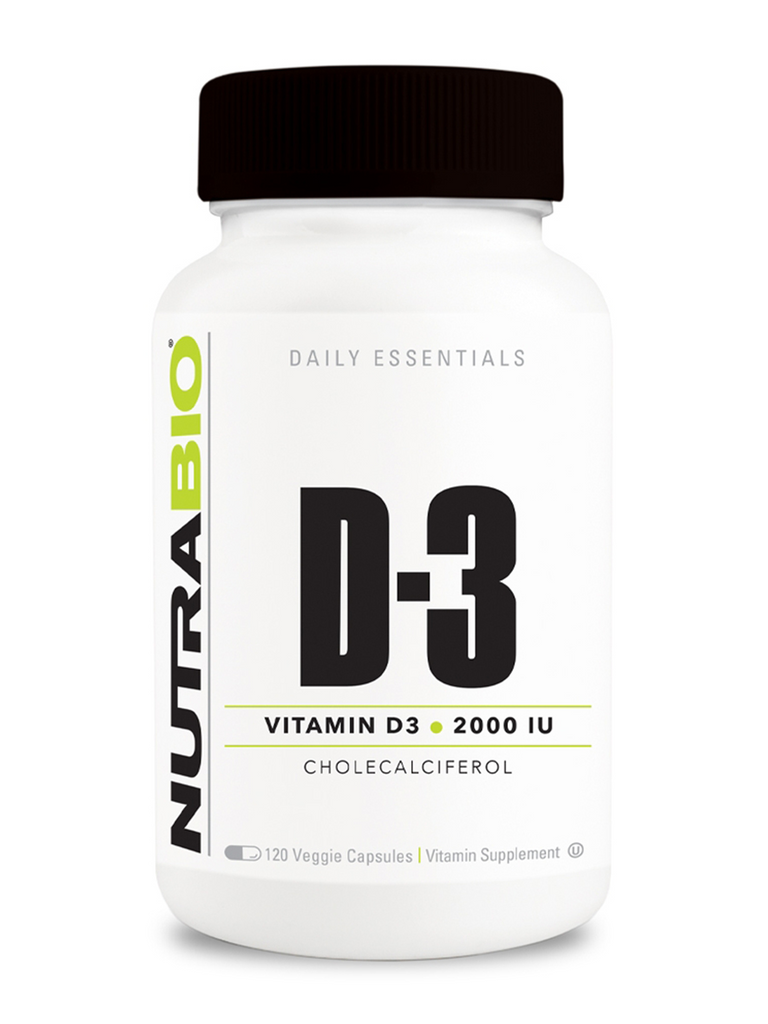 Nutrabio Vitamin D3 120 Capsules