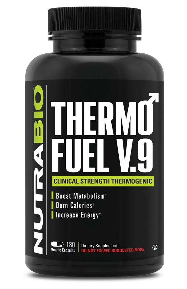 NutraBio Thermo Fuel V.9 for Men 180 Capsules