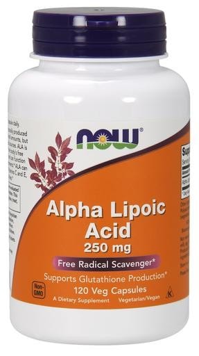NOW Foods Alpha Lipoic  Acid 250mg 120 Veggie Caps - AdvantageSupplements.com