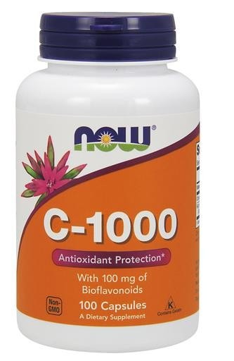 NOW Foods C-1000 Vitamin C 100caps - AdvantageSupplements.com