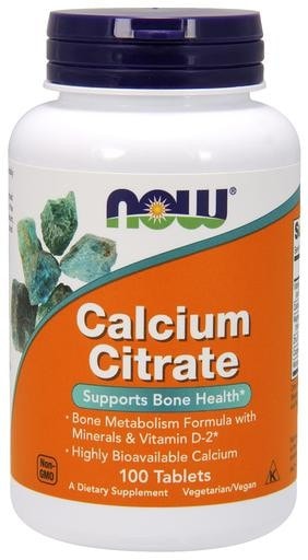 NOW Foods Calcium Citrate 100tabs - AdvantageSupplements.com