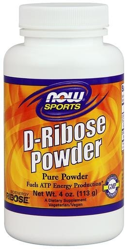 NOW Foods D-Ribose Powder 4oz - AdvantageSupplements.com