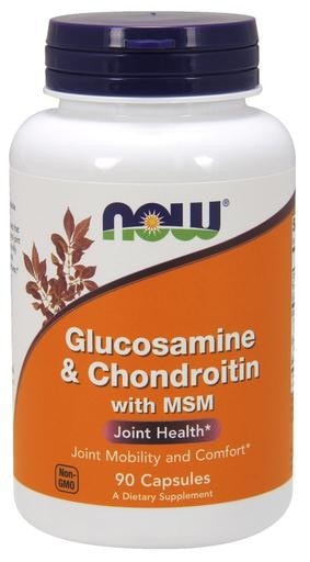 NOW Foods Glucosamine & Chondroitin with MSM 90caps - AdvantageSupplements.com