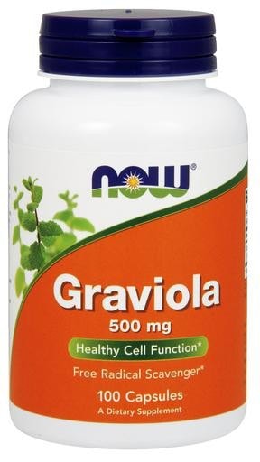 NOW Foods Graviola 500mg 100caps - AdvantageSupplements.com