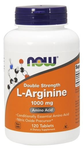 NOW Foods L-Arginine 1000mg 120tabs - AdvantageSupplements.com