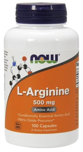 NOW Foods L-Arginine 500mg 100caps - AdvantageSupplements.com