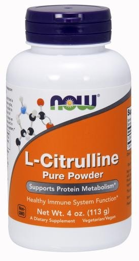 NOW Foods L-Citrulline Powder 4oz - AdvantageSupplements.com