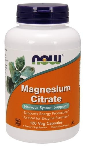 NOW Foods Magnesium Citrate 120 Veggie Caps - AdvantageSupplements.com