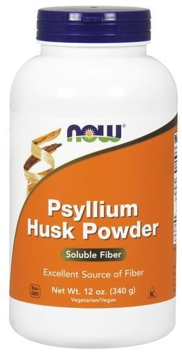 NOW Foods Psyllium Husk Powder 12oz - AdvantageSupplements.com