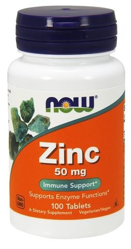 NOW Foods Zinc (Gluconate) 50mg 100tabs - AdvantageSupplements.com