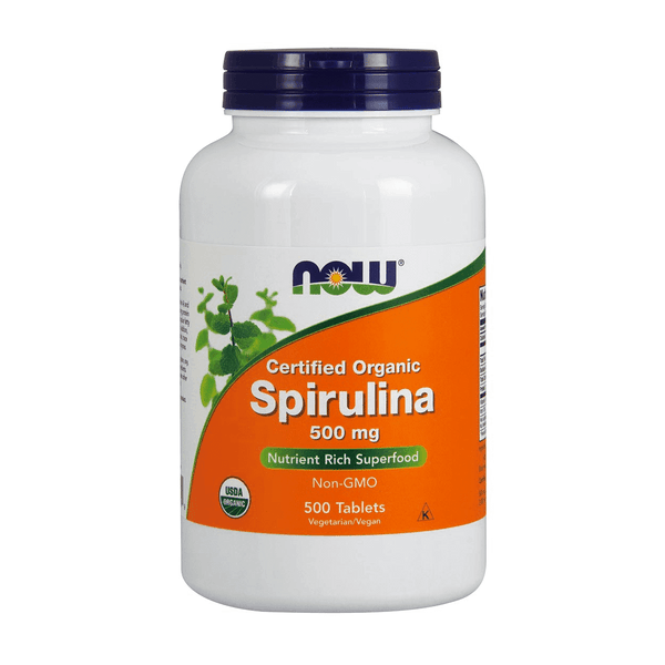 NOW Foods Spirulina 500mg 500tablets - AdvantageSupplements.com