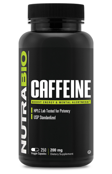 Nutrabio Caffeine 200mg 250caps