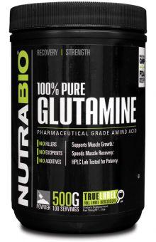 NutraBio Glutamine 500gm - AdvantageSupplements.com