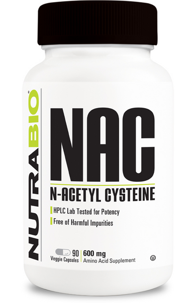 Nutrabio N-Acetyl Cysteine 600mg (NAC) 90caps