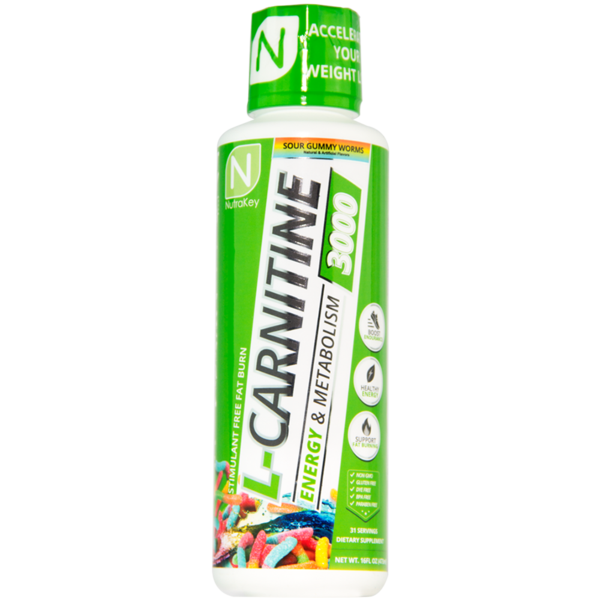 Nutrakey L-Carnitine 3000 16floz (31 servings) - AdvantageSupplements.com